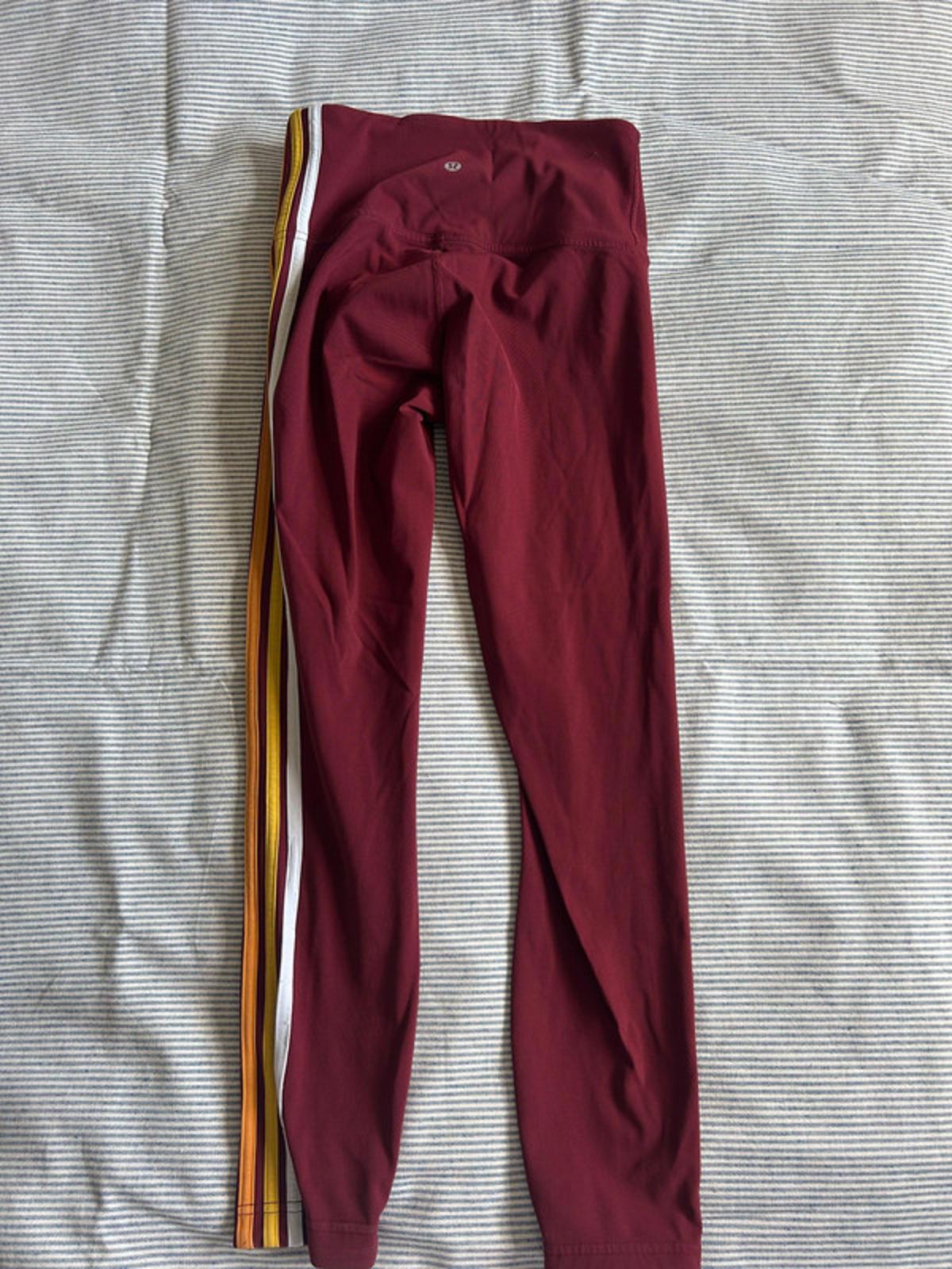 Lululemon Woman’s Take A Hint 7/8 Tight *25" Deep Rouge Size US4/ UK8