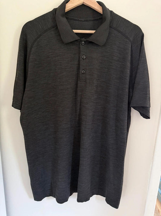 Lululemon Metal Vent Tech Polo Anchor / Black - XL