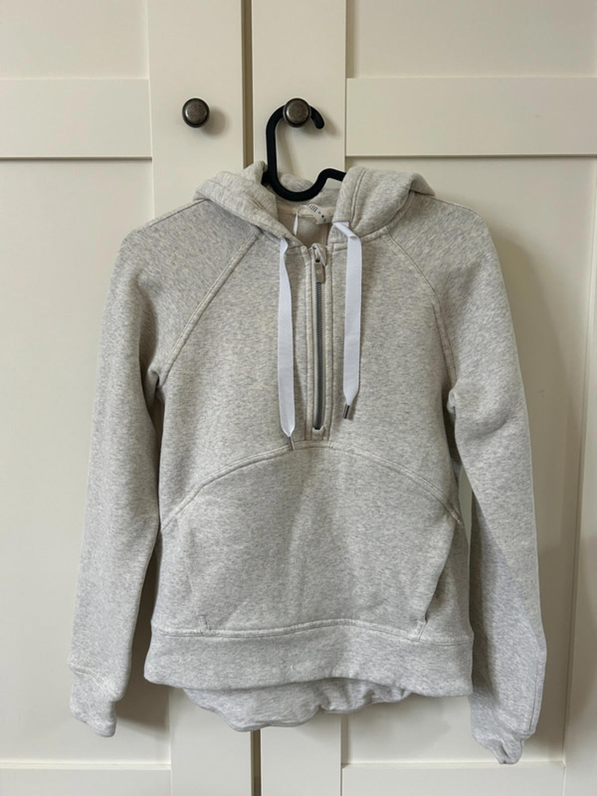 Lululemon Catch A Moment Soft Hoodie Heathered Light Ivory / Light Ivory US4/ UK8