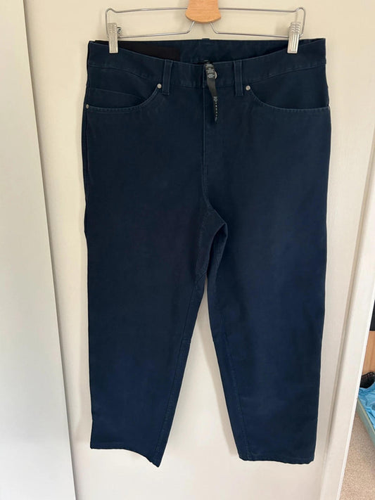 Lululemon Mens ABC Crop Trousers Relaxed *Utilitech True Navy