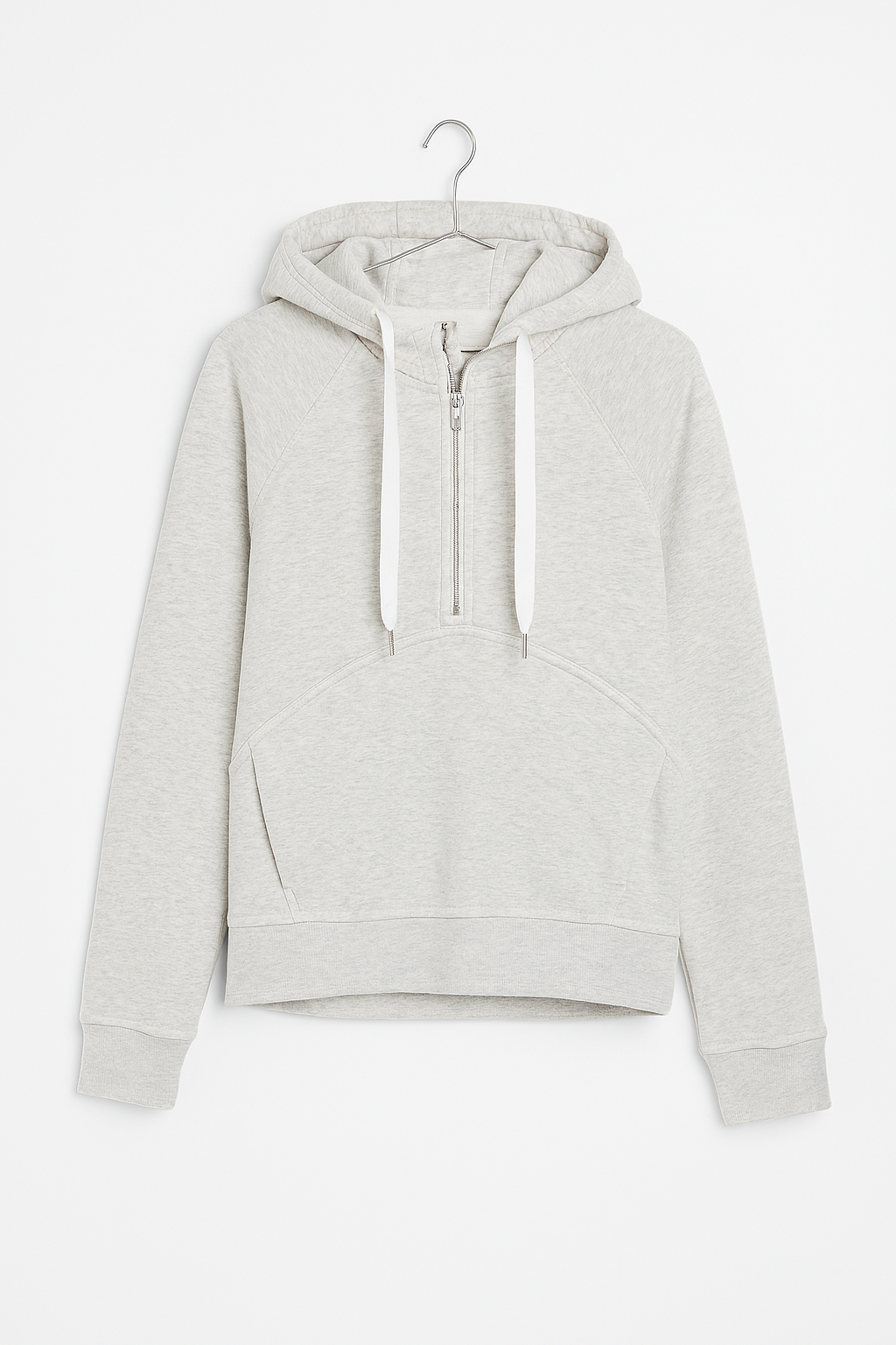 Lululemon Catch A Moment Soft Hoodie Heathered Light Ivory / Light Ivory US4/ UK8