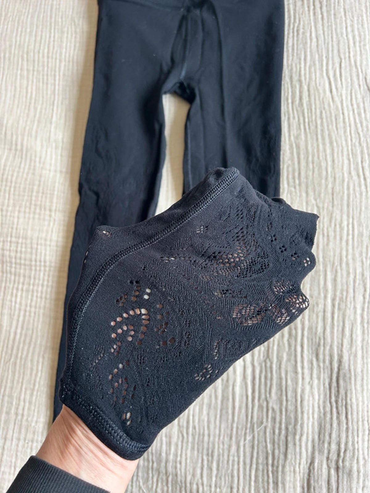 Lululemon Reveal Tight *Zen Expression Black US4 / UK8