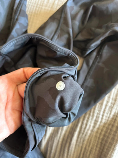 Lululemon Fast and Free Crop II 19" *Non-Reflective Incognito Camo Multi Grey US4/ UK8