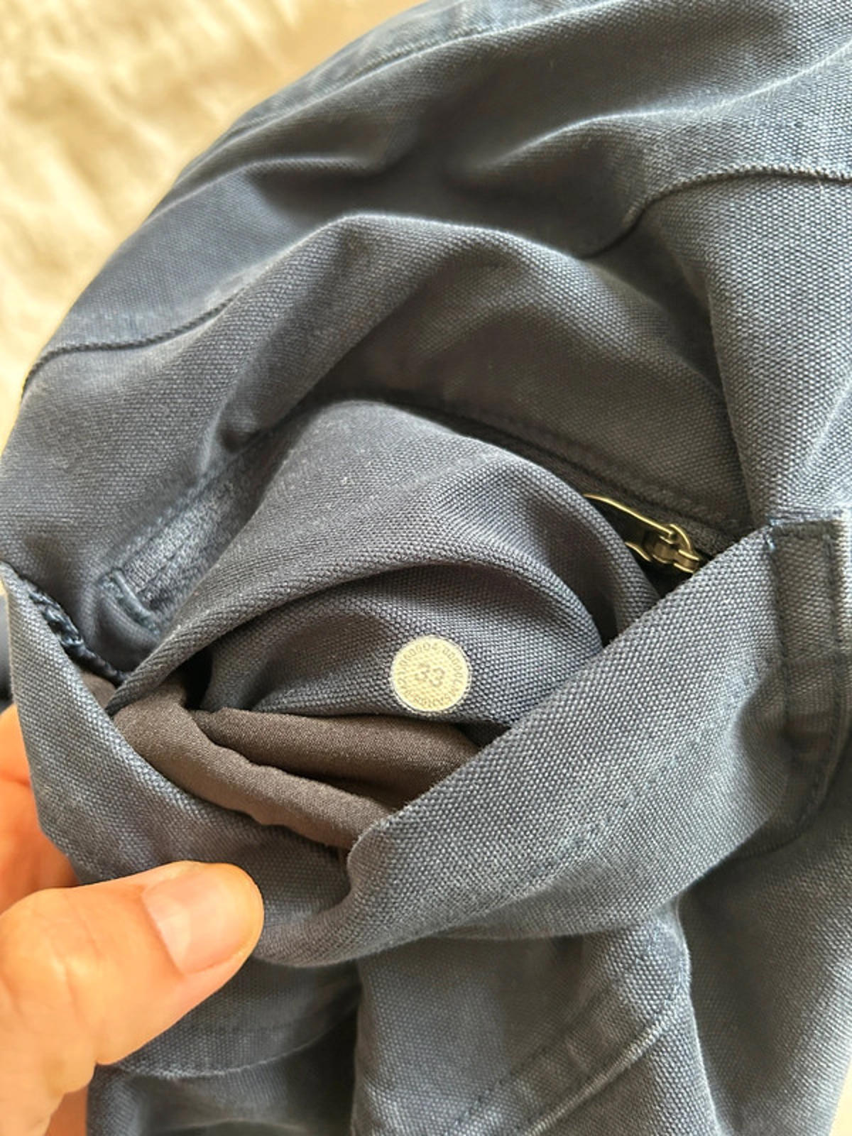 Lululemon Mens ABC Crop Trousers Relaxed *Utilitech True Navy