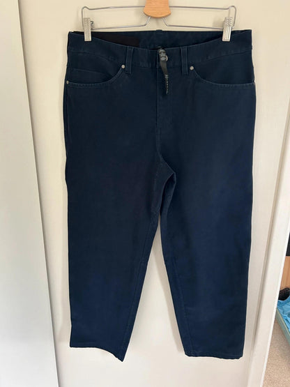 Lululemon Mens ABC Crop Trousers Relaxed *Utilitech True Navy