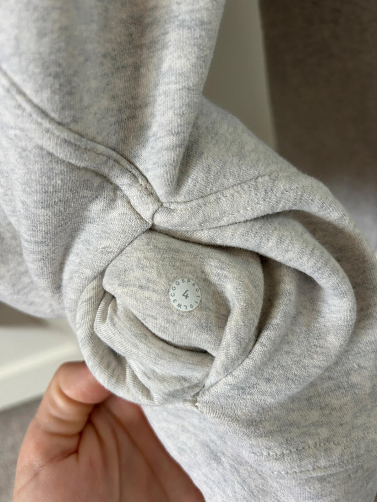 Lululemon Catch A Moment Soft Hoodie Heathered Light Ivory / Light Ivory US4/ UK8